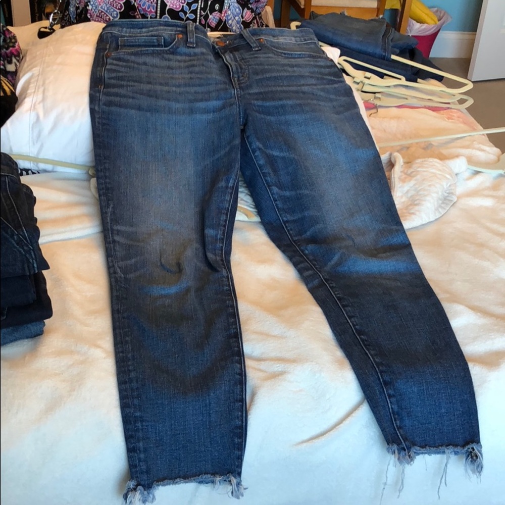 Madewell 9inch High Rise Ankle Crop Skinny Jeans